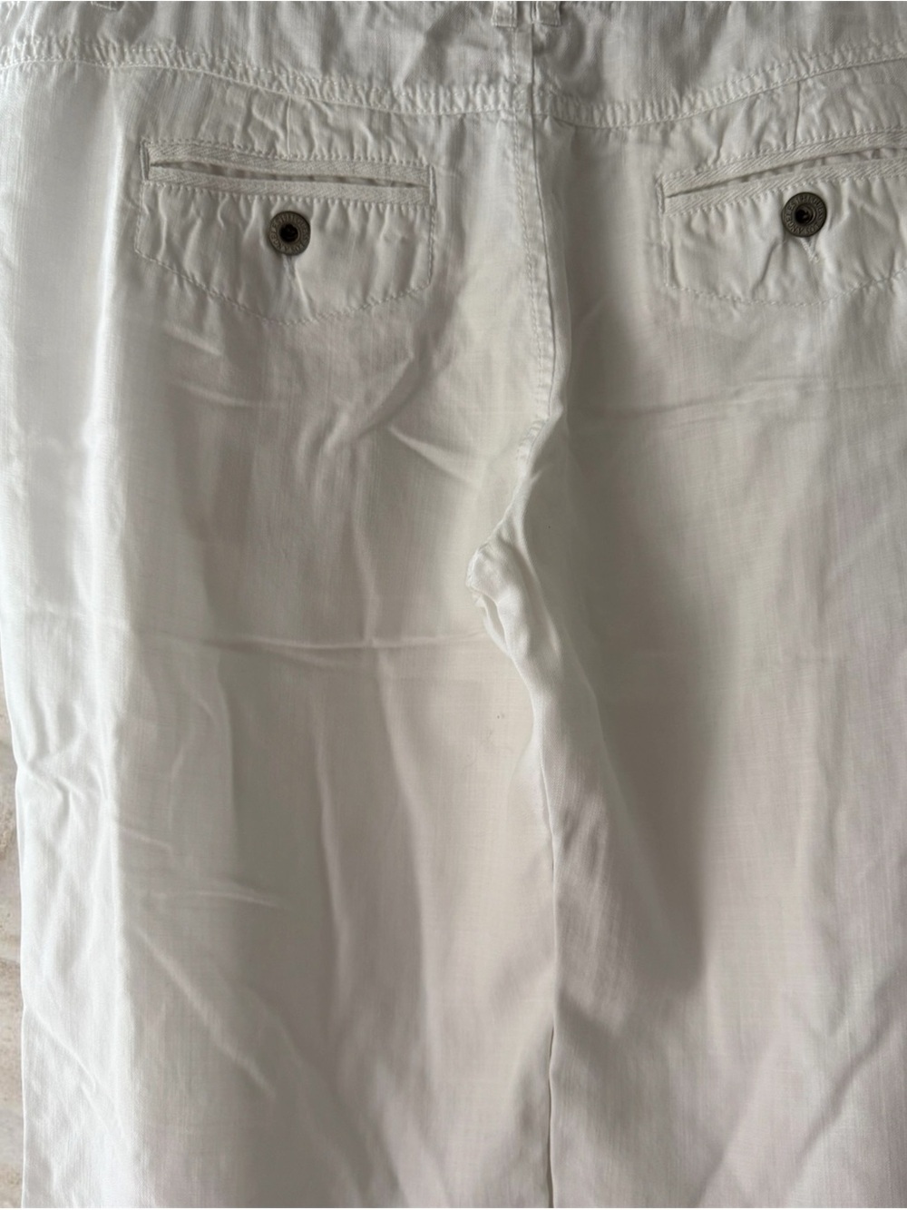 GUESS Los Angeles White Wide-Leg Pants, Size 29 - Picture 5 of 5